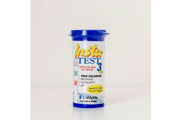 Chemical hot tub test strips