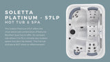 4 Person Hot Tub - Soletta Platinum 57LP